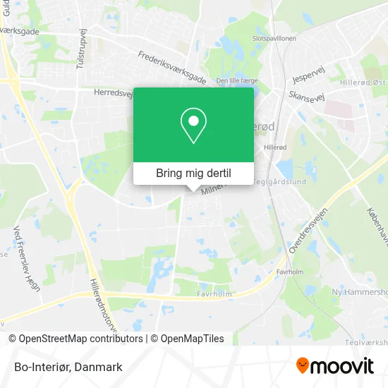 Bo-Interiør kort
