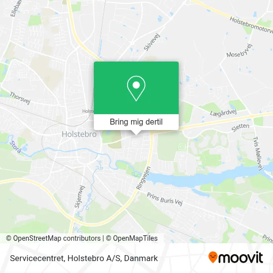 Servicecentret, Holstebro A/S kort