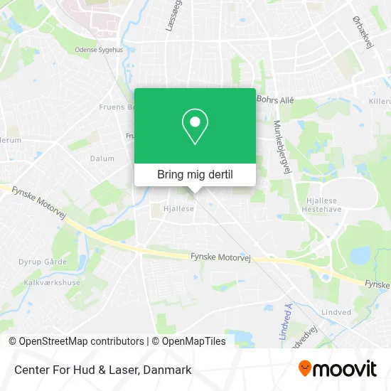 Center For Hud & Laser kort