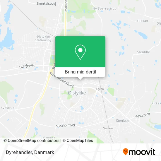 Dyrehandler kort