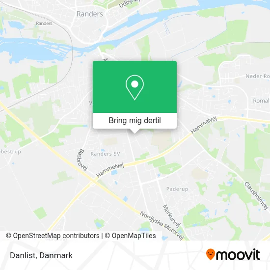 Danlist kort