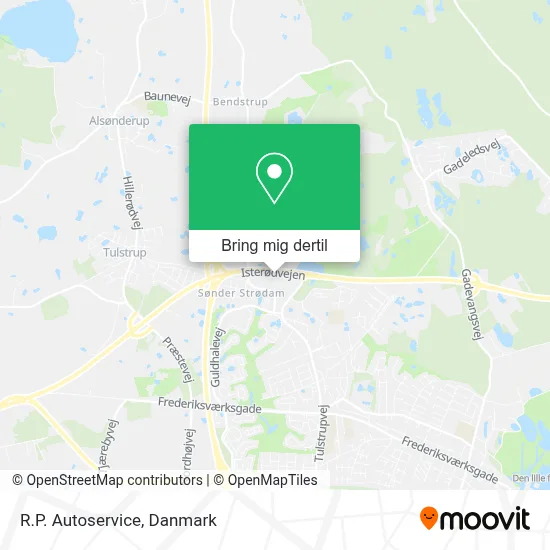 R.P. Autoservice kort