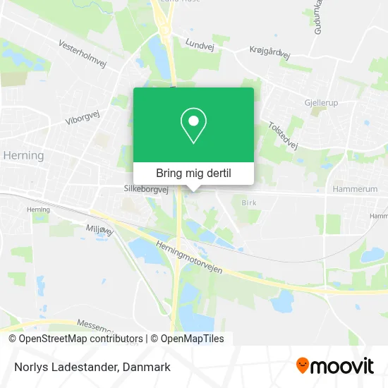 Norlys Ladestander kort