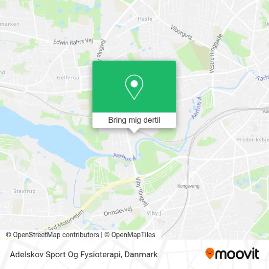 Adelskov Sport Og Fysioterapi kort