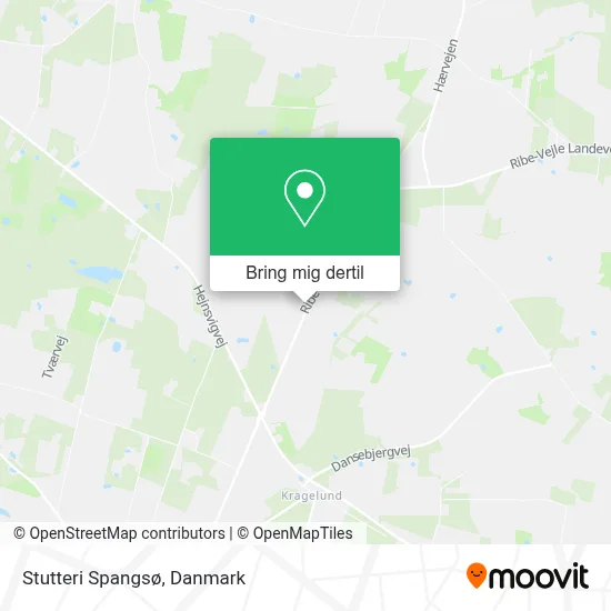 Stutteri Spangsø kort
