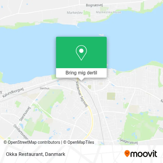 Okka Restaurant kort
