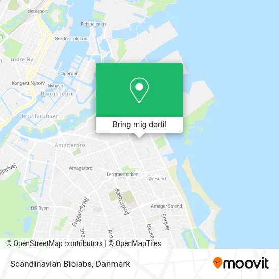 Scandinavian Biolabs kort
