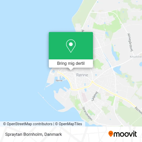 Spraytan Bornholm kort