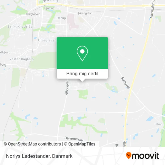 Norlys Ladestander kort