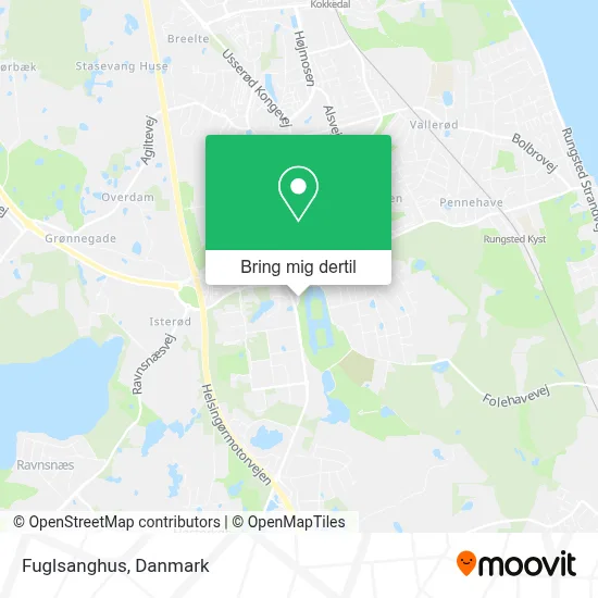 Fuglsanghus kort