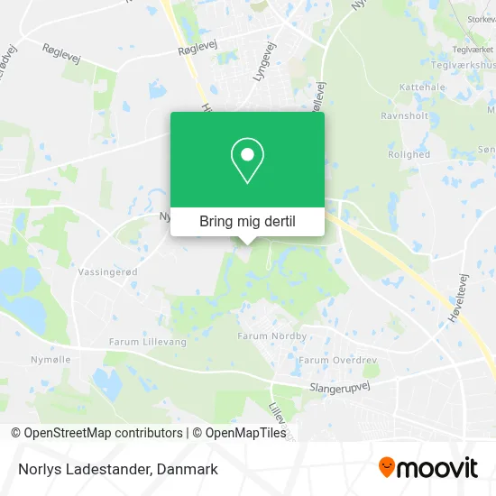 Norlys Ladestander kort