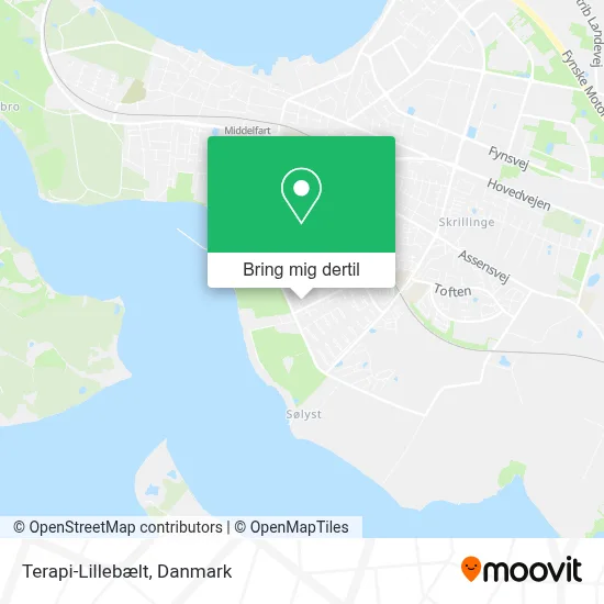 Terapi-Lillebælt kort