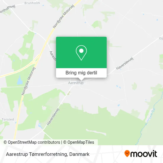 Aarestrup Tømrerforretning kort