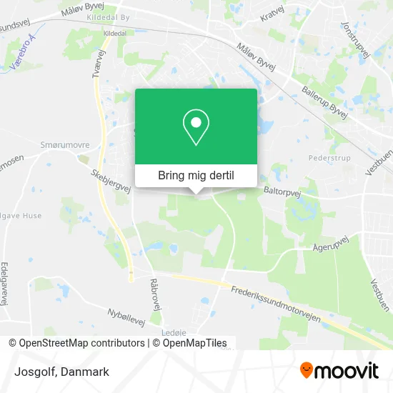 Josgolf kort