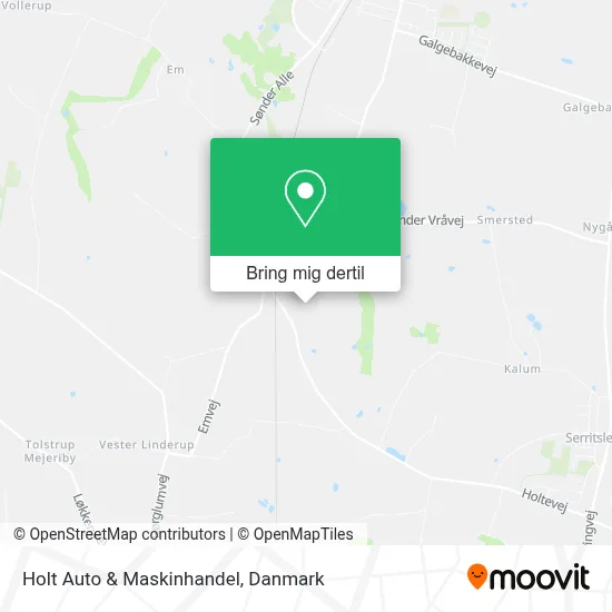 Holt Auto & Maskinhandel kort