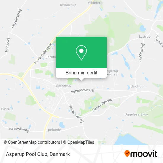 Asperup Pool Club kort