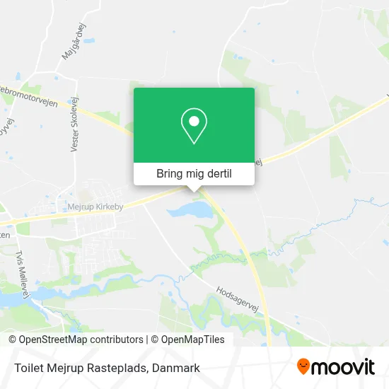 Toilet Mejrup Rasteplads kort