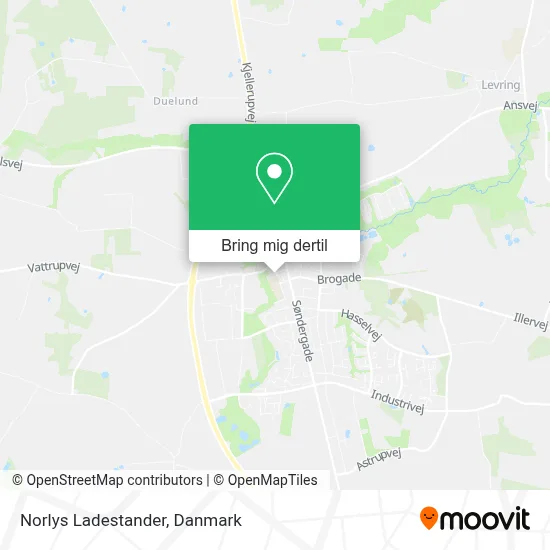 Norlys Ladestander kort