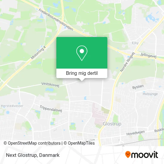 Next Glostrup kort
