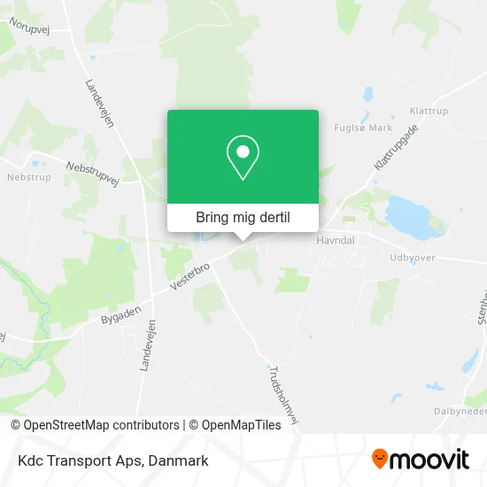 Kdc Transport Aps kort