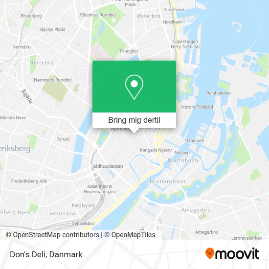 Don's Deli kort