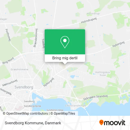 Svendborg Kommune kort