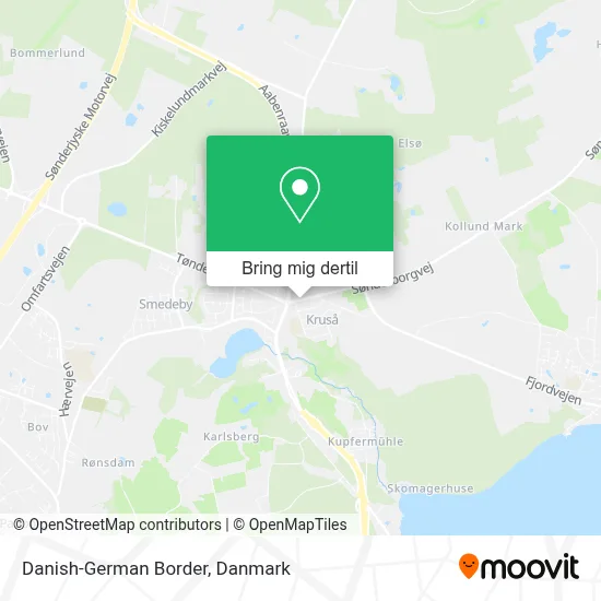 Danish-German Border kort
