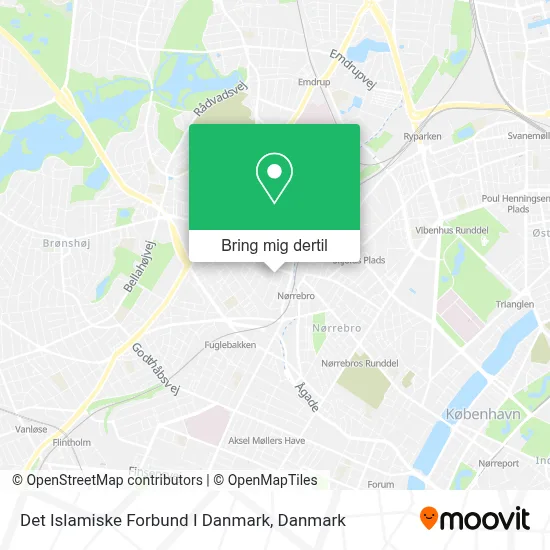 Det Islamiske Forbund I Danmark kort