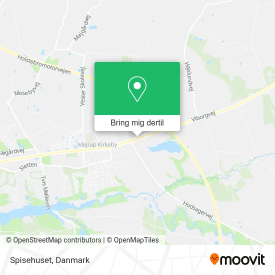 Spisehuset kort