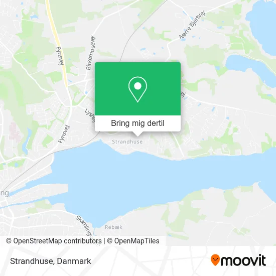 Strandhuse kort