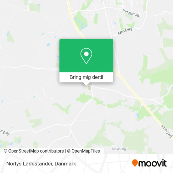 Norlys Ladestander kort