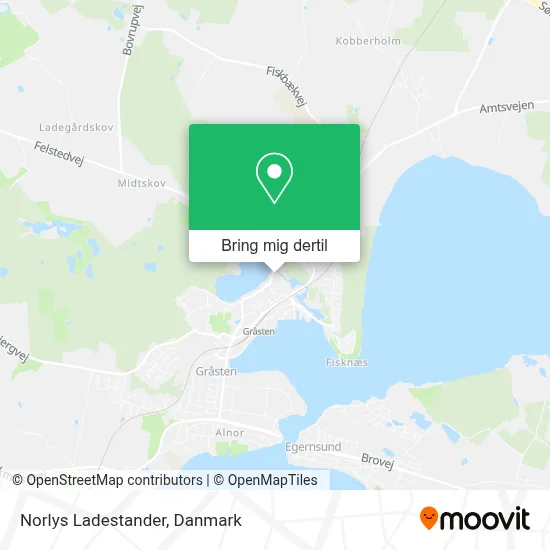 Norlys Ladestander kort