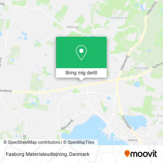 Faaborg Materialeudlejning kort