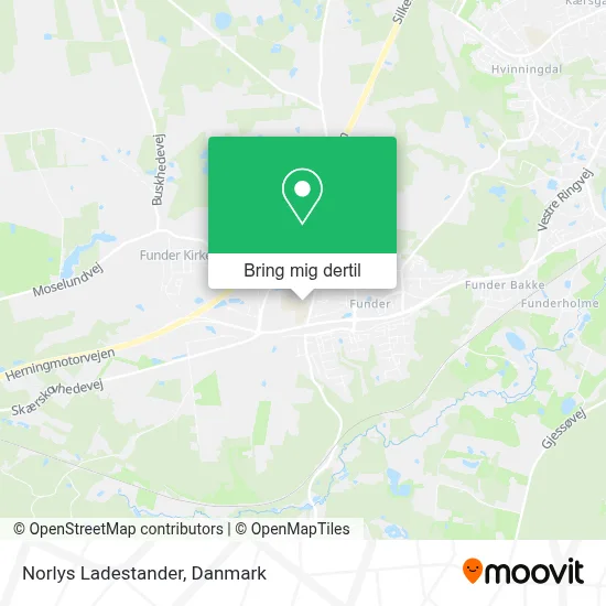 Norlys Ladestander kort