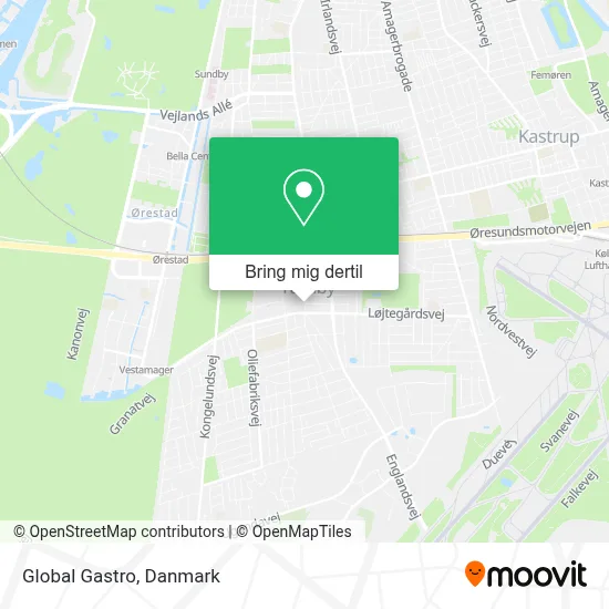 Global Gastro kort
