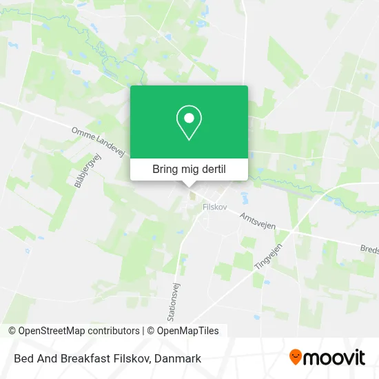 Bed And Breakfast Filskov kort