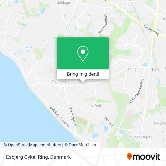Esbjerg Cykel Ring kort