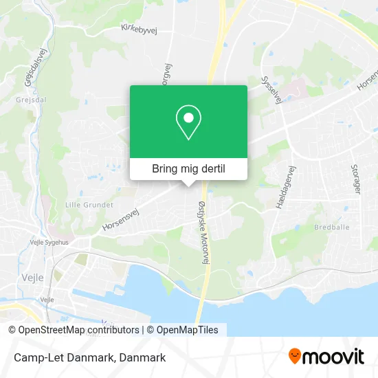 Camp-Let Danmark kort