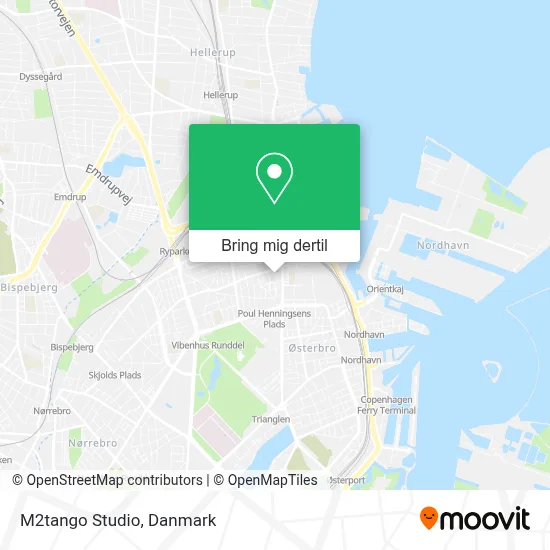M2tango Studio kort