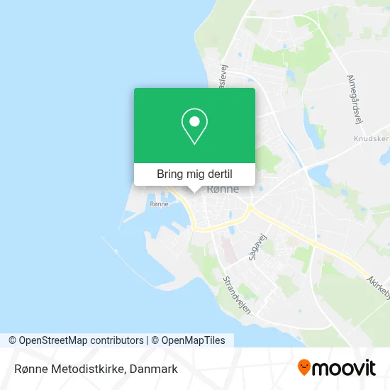 Rønne Metodistkirke kort