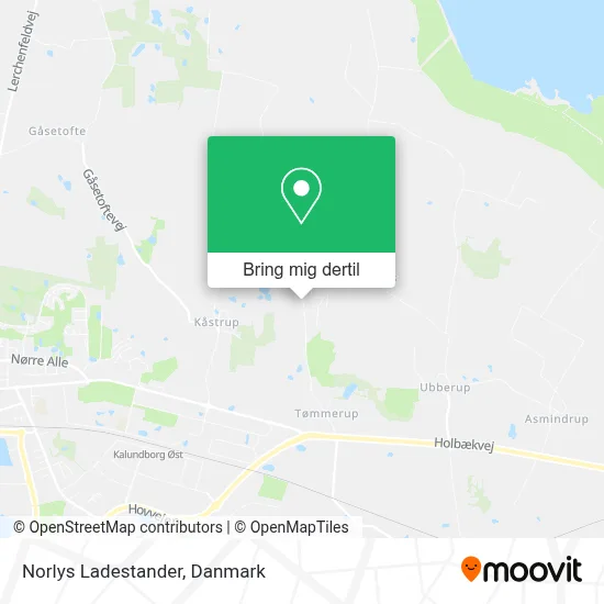 Norlys Ladestander kort