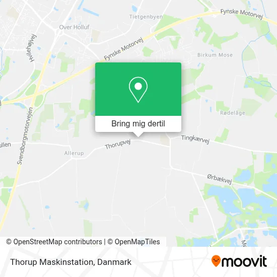Thorup Maskinstation kort