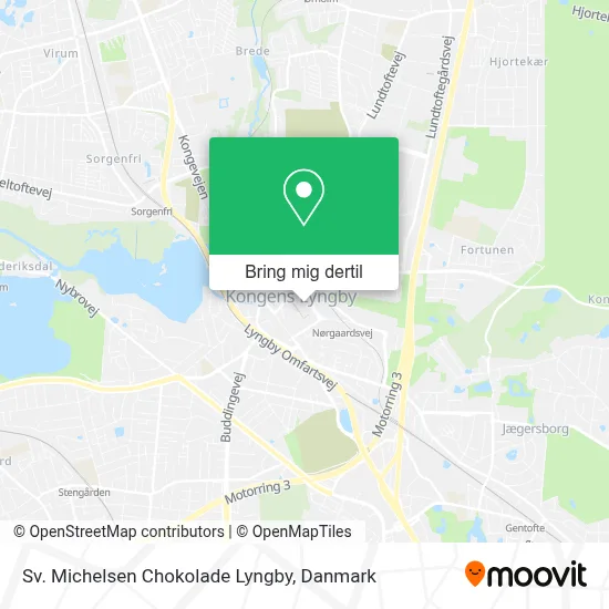 Sv. Michelsen Chokolade Lyngby kort