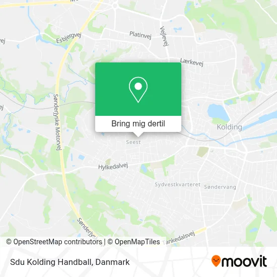 Sdu Kolding Handball kort