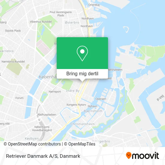 Retriever Danmark A/S kort