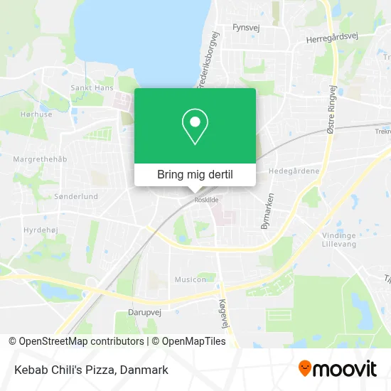 Kebab Chili's Pizza kort