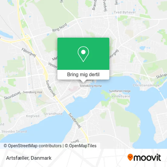 Artsfæller kort
