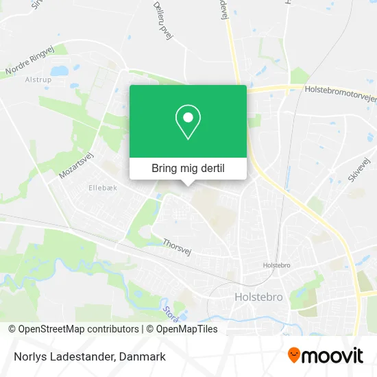 Norlys Ladestander kort