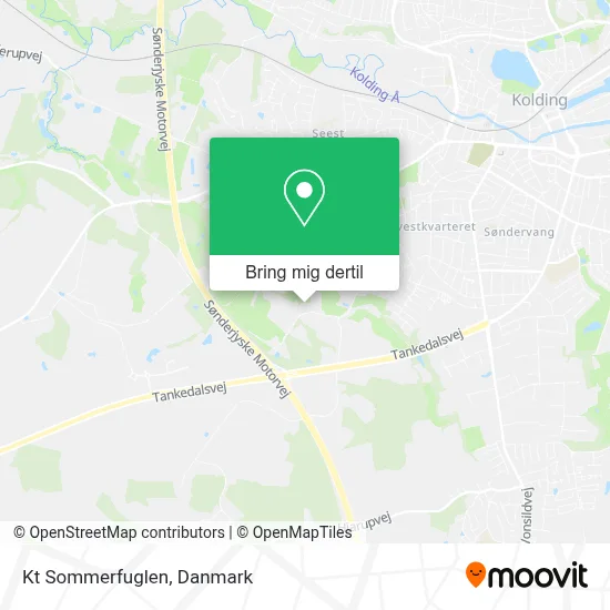 Kt Sommerfuglen kort