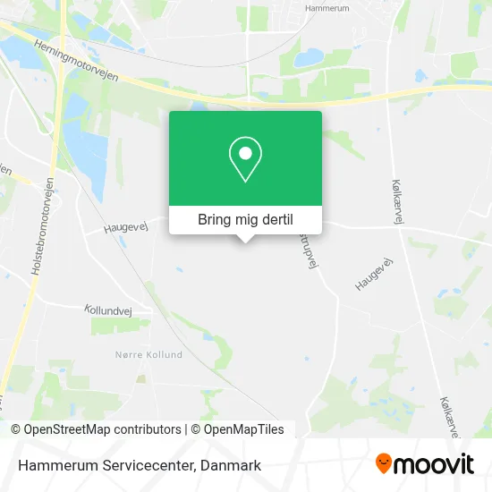 Hammerum Servicecenter kort